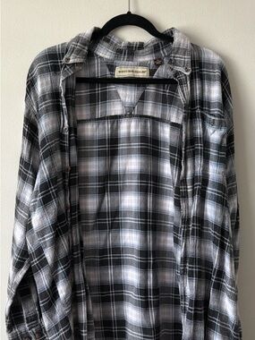 Brandy Melville Blue & White Plaid Jacket